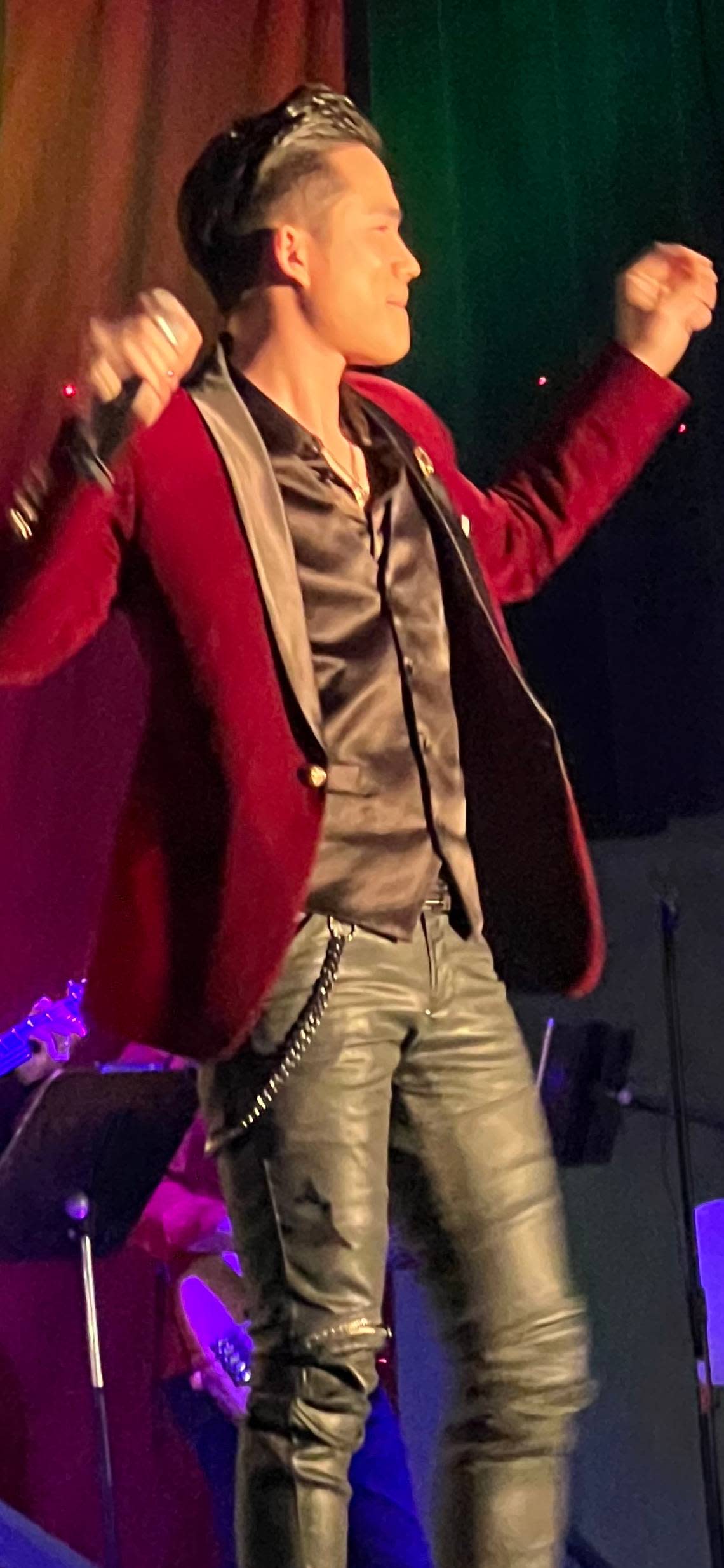 Musical entertainment at the St. Anthony Catholic Church Lunar New Year Festival included a delightful male singer who was something of a cross between an Asian Elvis and Michael Buble.