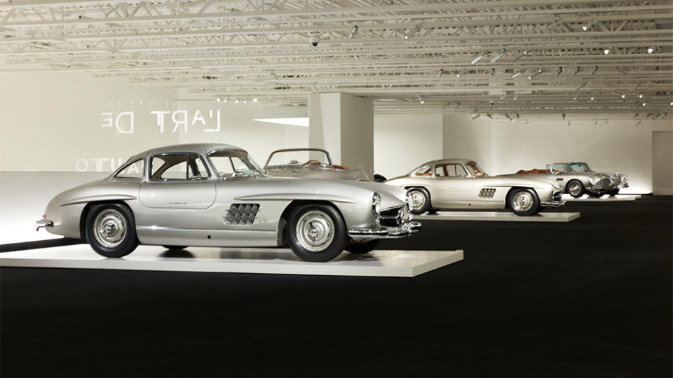 300 SL “Gullwing” Coupe in Ralph Lauren's garage