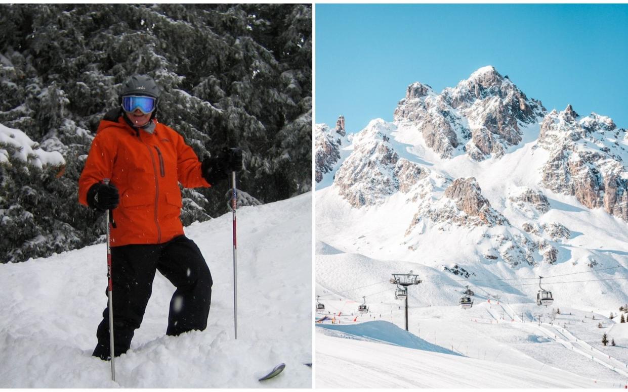 Dave Watts at Courchevel ski resort in France