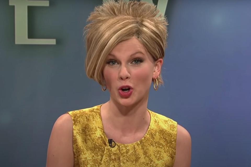 Taylor Swift on "SNL"