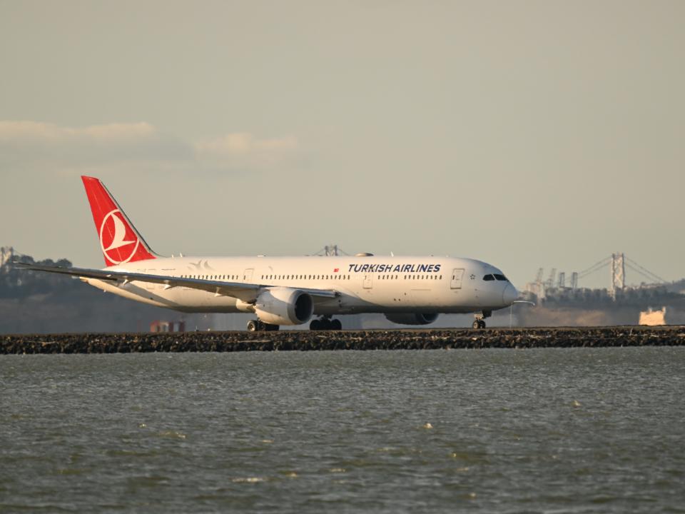 Turkish Airlines TK80 Boeing 787-9 Dreamliner plan