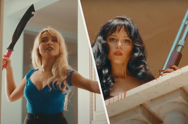 Sabrina Carpenter Fights Jenna Ortega To The Death In Truly Outrageous New  Music Video