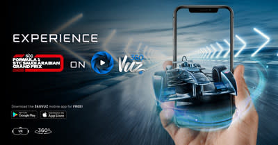 360VUZ تتعاون مع وزارة الرياضة والاتحاد السعودي للسيارات والدراجات النارية لسباق الجائزة الكبرى السعودي للفورمولا 1