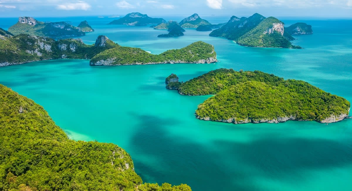 Tropical islands in Ang Thong National Marine Park (Getty Images/iStockphoto)