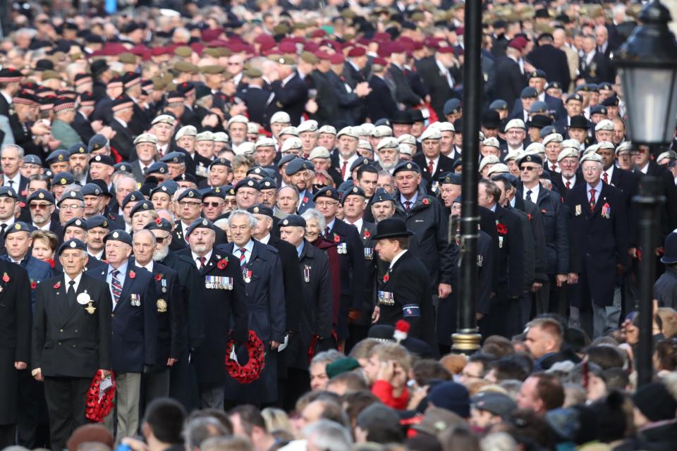 (Getty Images) The Royal British Legion had always acknowledged the wider impact of conflict but their website now explicitly recognises terror victims