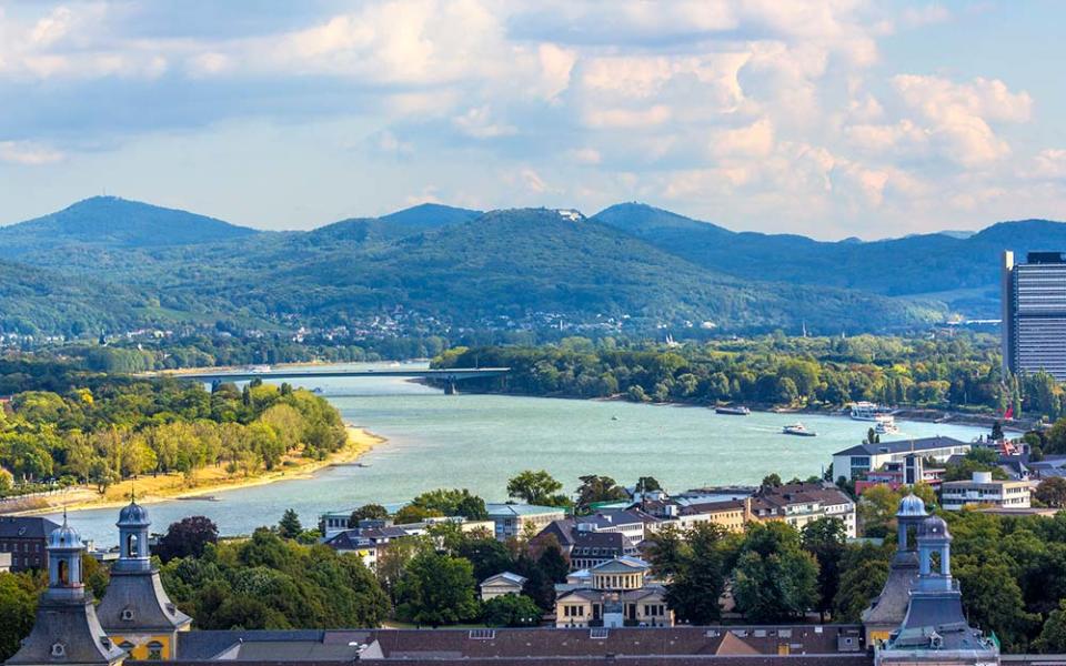 however far you stray in Bonn, you’re never far from the Rhine - getty