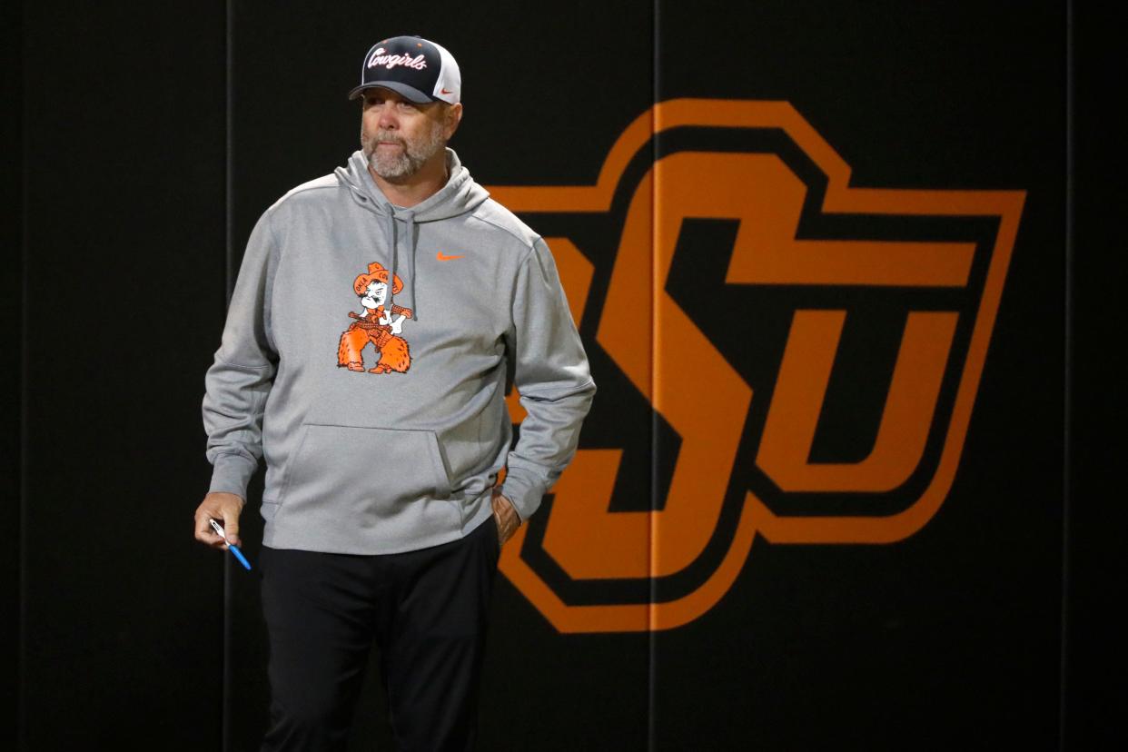 After two tough losses at Iowa State, OSU coach Kenny Gajewski decided Wiffle ball was the answer to getting his team back on track.