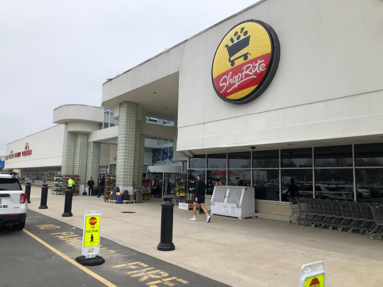 A winning Mega Millions ticket was sold at ShopRite Liquors on Route 66 in Neptune, seen before a press conference on Wednesday, March 27, 2024.