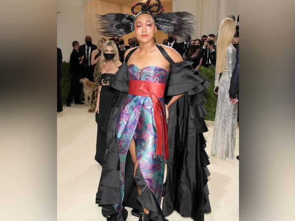 Naomi Osaka Wore Custom Louis Vuitton @ Met Gala 2021