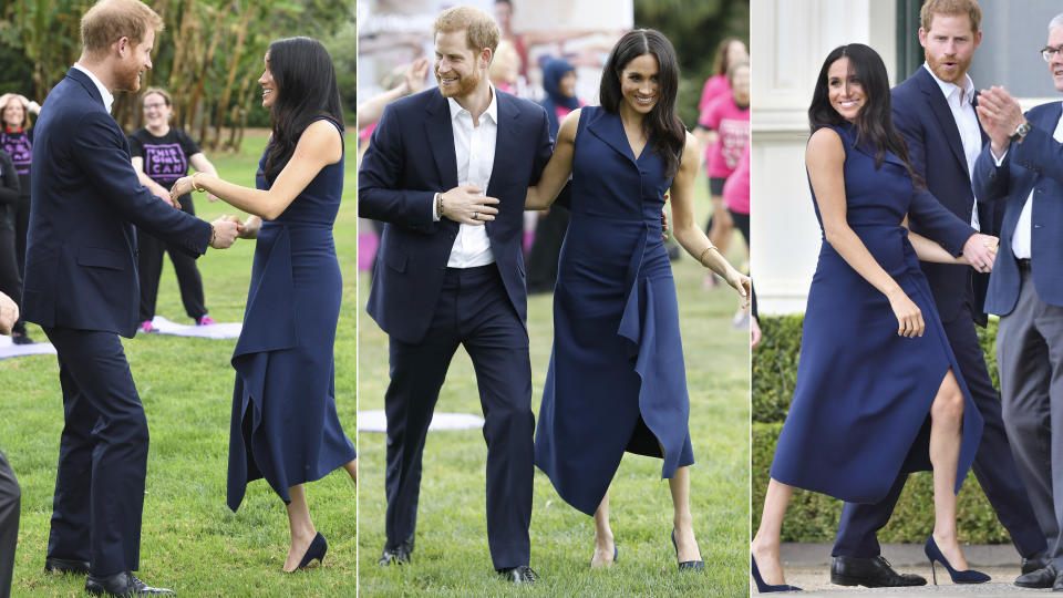 Meghan Markle and Prince Harry in Melbourne