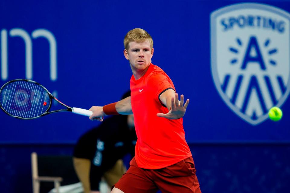 Maiden title: Kyle Edmund: AFP/Getty Images