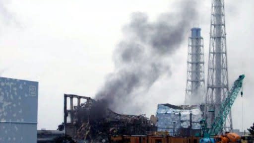 VIDEO Japanese emergency workers spray water to try to cool reactor units at the damaged Fukushima nuclear power plant. 