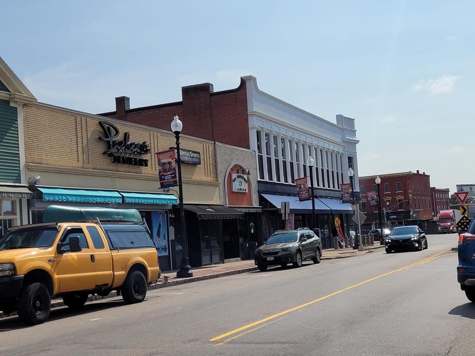 Knotty Walk, pictured in downtown Taunton in 2023.