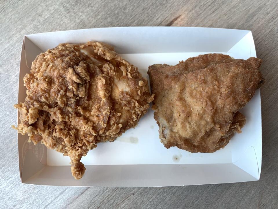KFC - 2 pieces of chicken