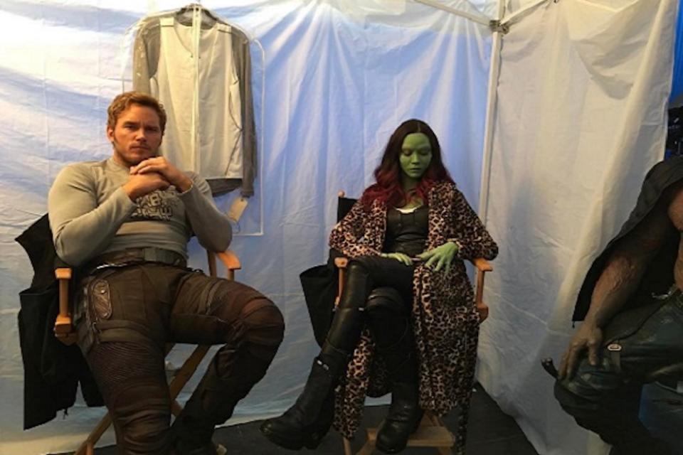 Chris Pratt and Zoe Saldana