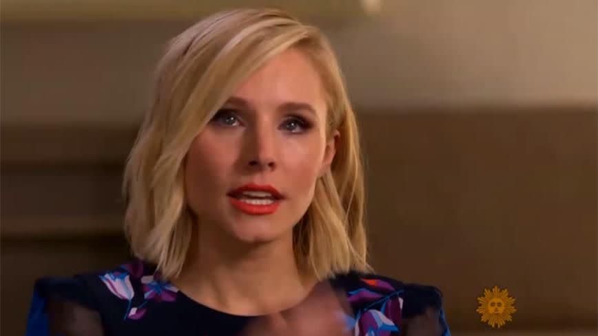 Kristen Bell. Source: CBS