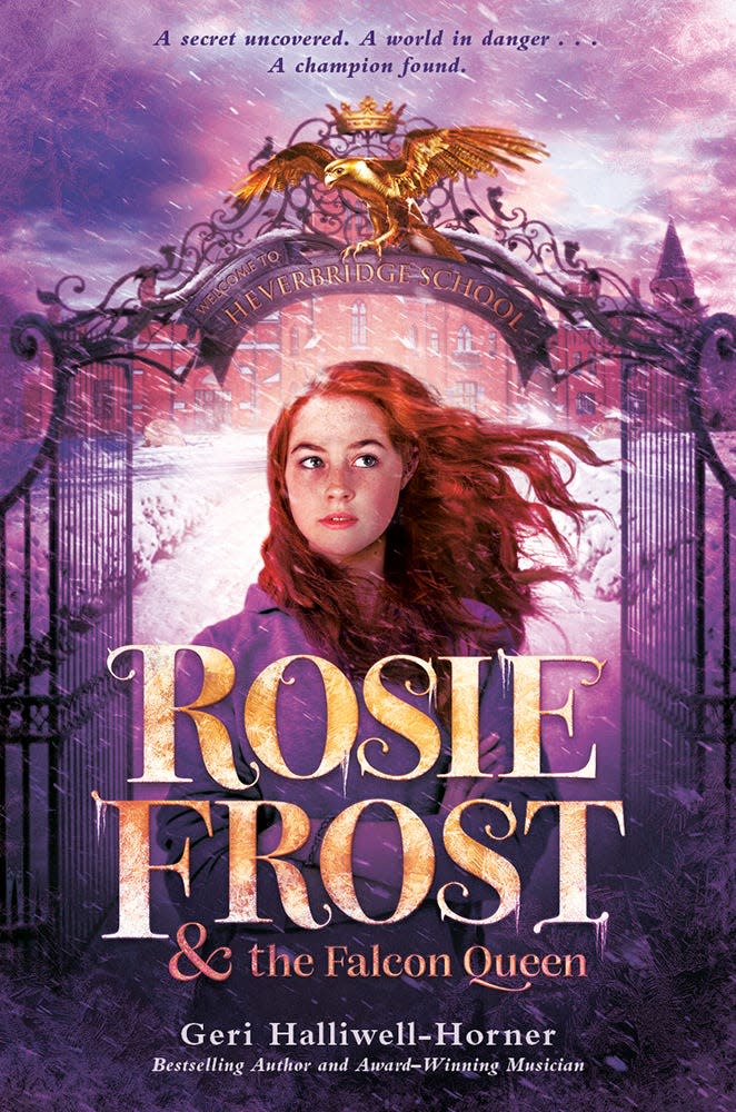 "Rosie Frost & the Falcon Queen" is the first of what author Geri Halliwell-Horner envisions as a trilogy young adult series.