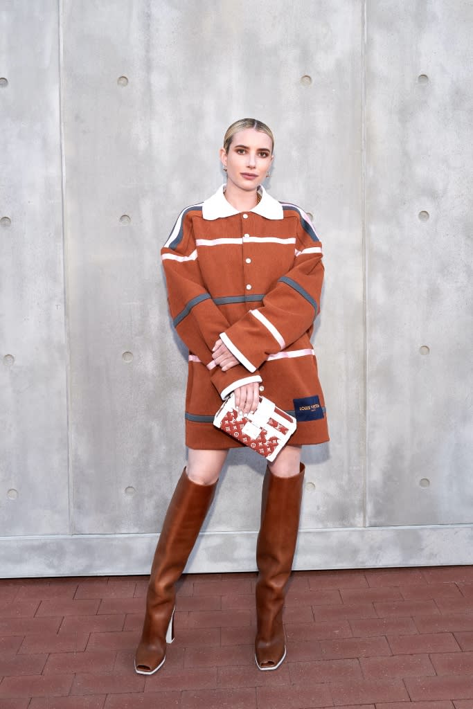 Roberts at the Louis Vuitton 2023 Cruise Show on May 12. - Credit: Courtesy of Louis Vuitton