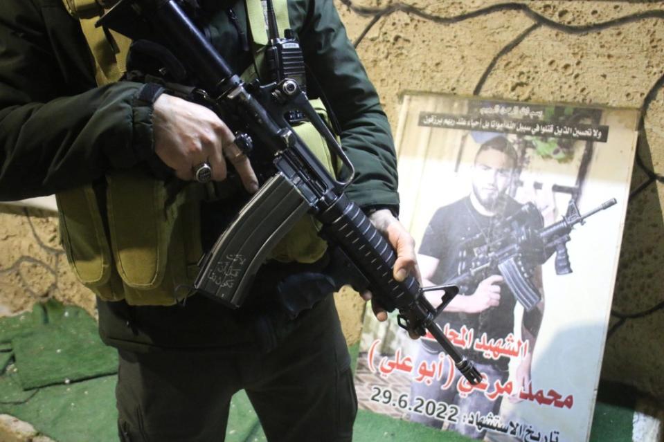 “Abu Nidal” inside the Jenin refugee camp