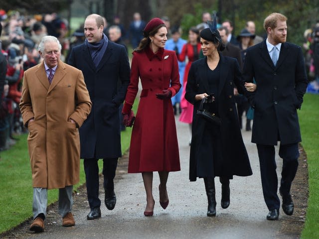 Royals attends Christmas Day Church service