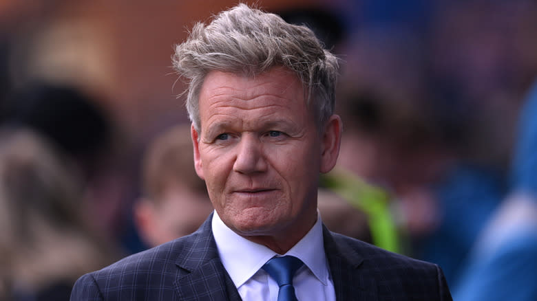 Gordon Ramsay wearing a suit