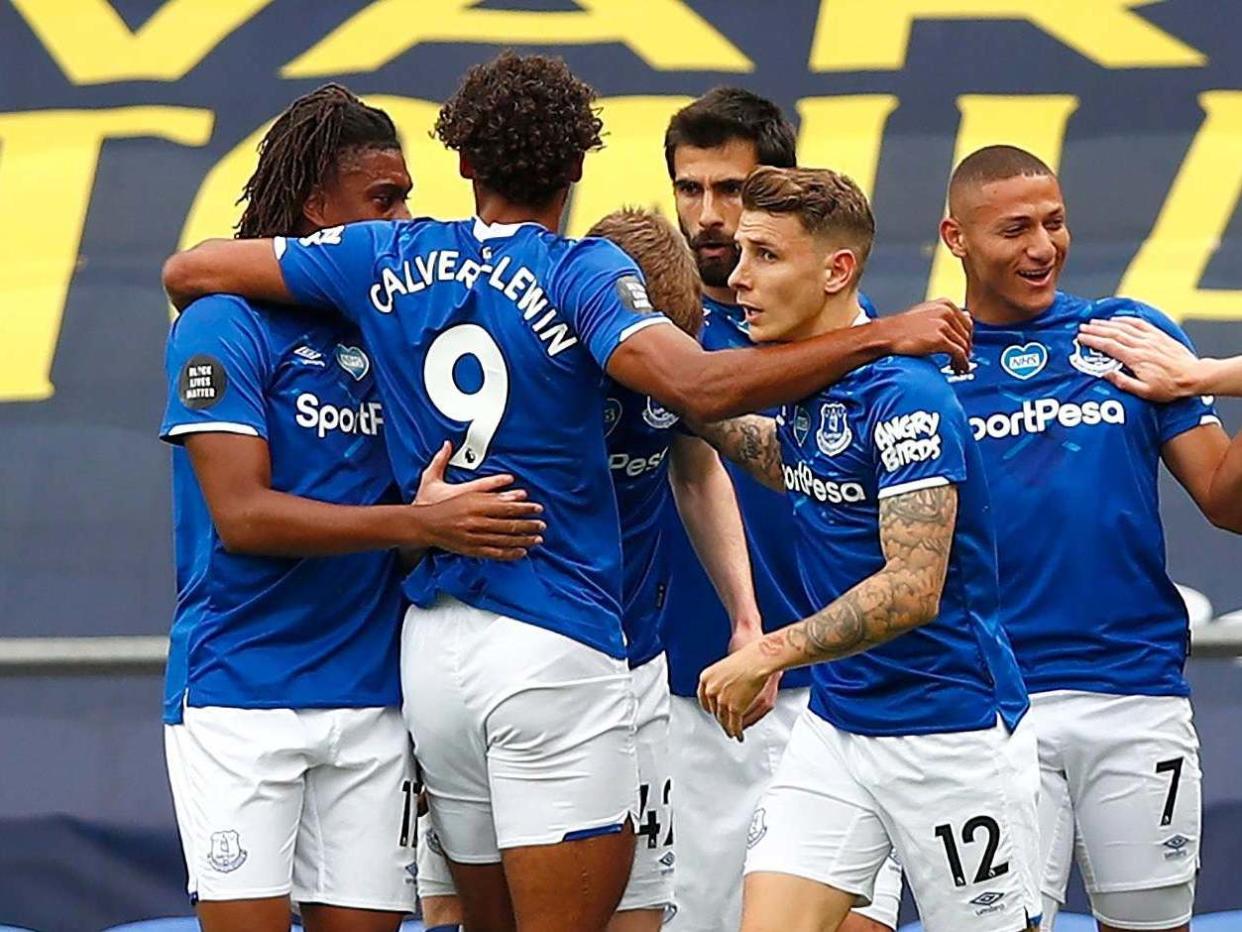 Everton are unbeaten since the top flight's return: Getty