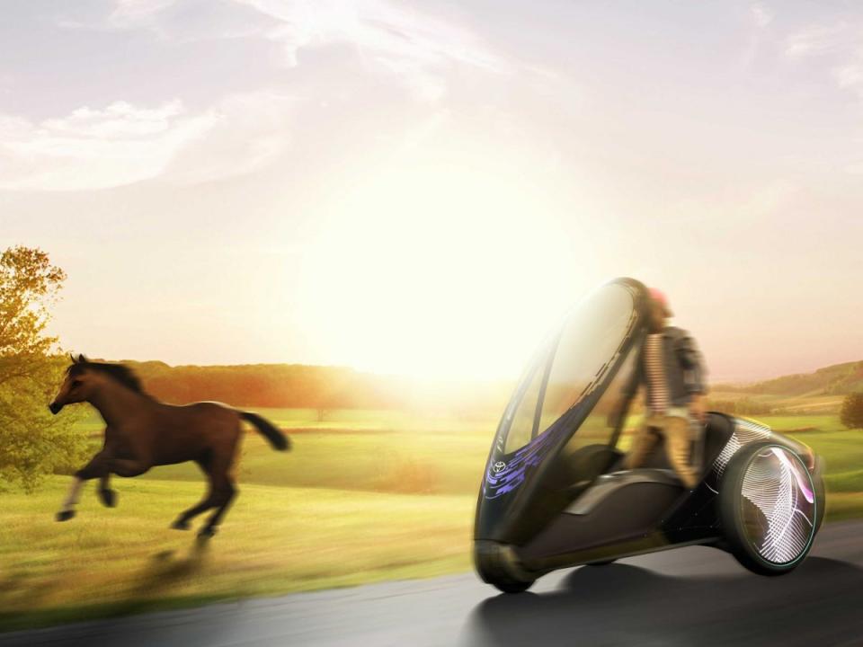 toyota fv2 concept car horse