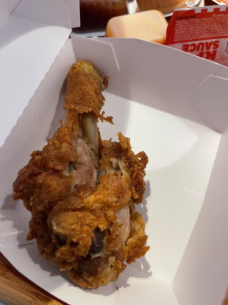 A sad KFC drumstick