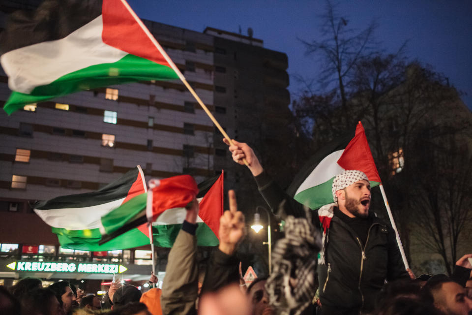 Anti-Israel-Protest in Berlin (Bild: Getty Images)