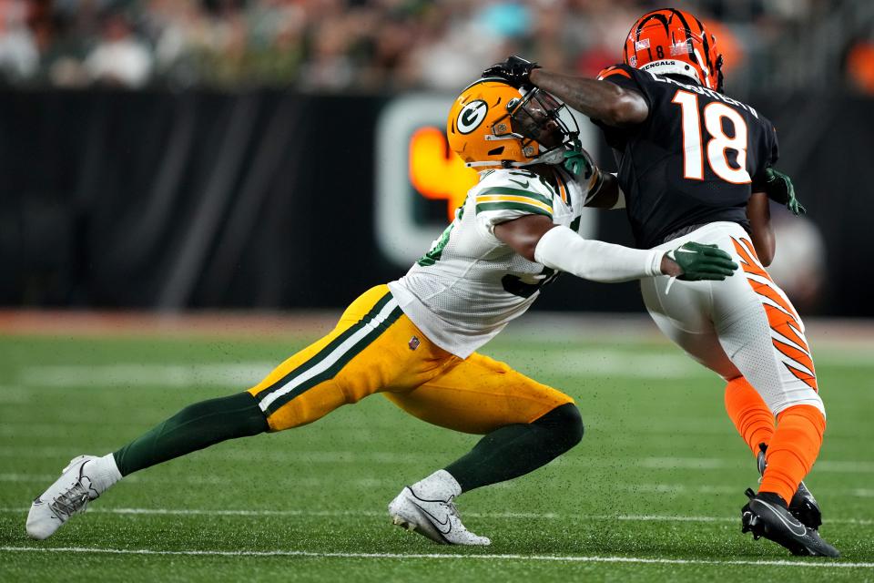 Green Bay Packers safety Anthony Johnson Jr. (36)