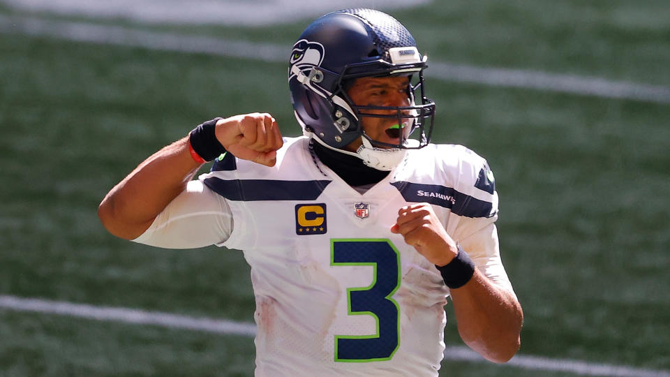 Russell Wilson has full command of the Seattle Seahawks. (Photo by Kevin C. Cox/Getty Images)