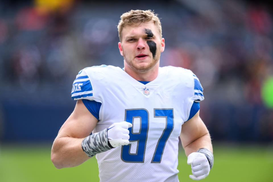 Detroit Lions’ Aidan Hutchinson is getting ‘a little bit better every week’