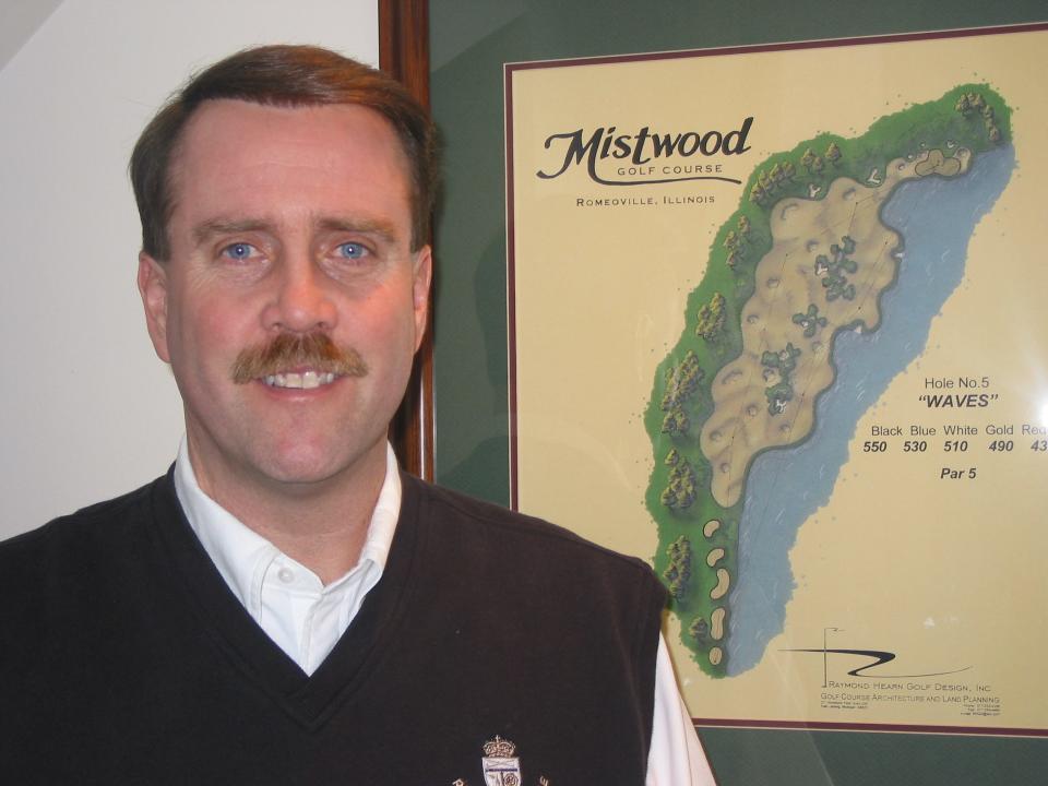 Golf course designer Ray Hearn of Holland.