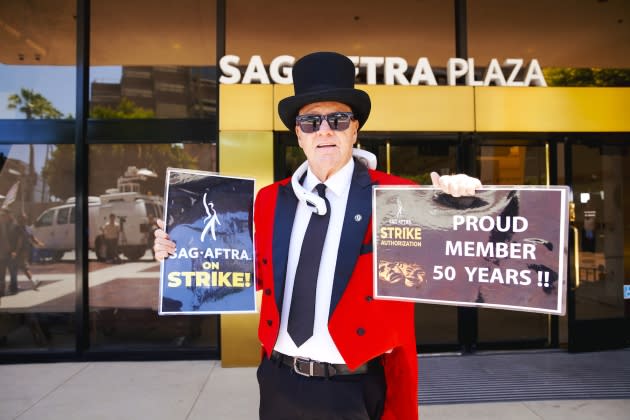 Press Conference Actors on Strike in Los Angeles - Credit: Katie McTiernan/Anadolu Agency via Getty Images