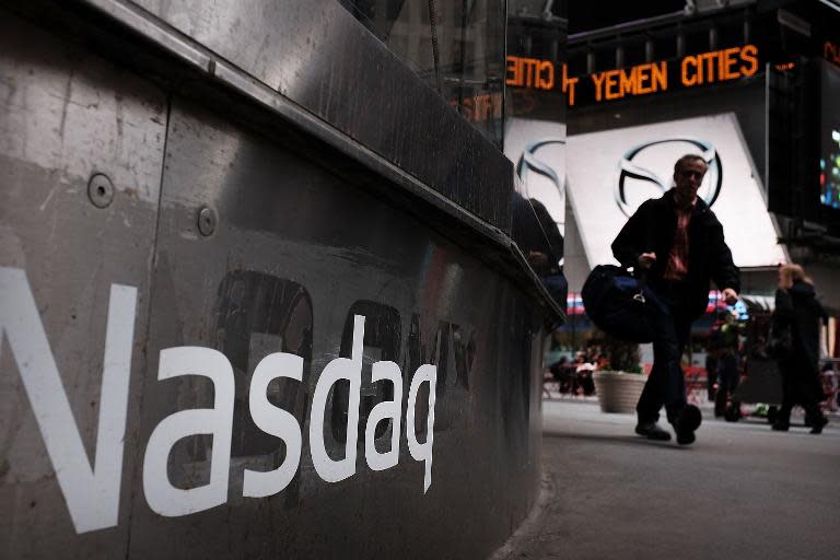 The tech-heavy Nasdaq passed its previous record high set at the peak of the dot-com boom