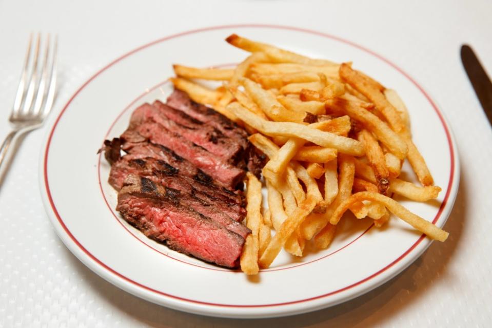 The steak frites at Le Relais de Venise L’Entrecote are one of the best deals in town. Brian Zak/NY Post
