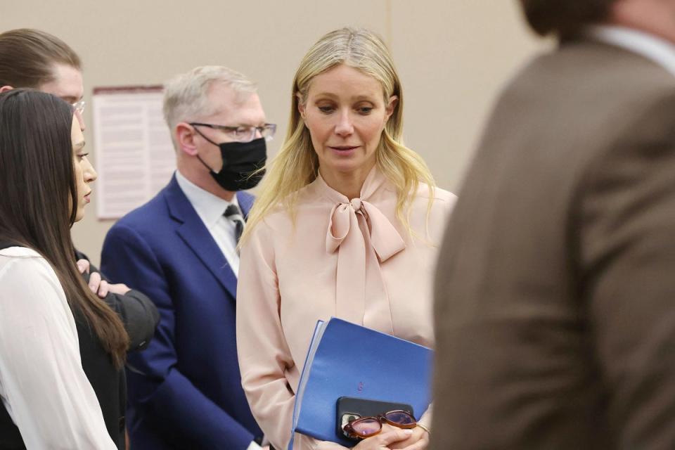 Gwyneth Paltrow’s daughter had ‘never seen her so shaken up’ after ski crash (Jeffrey D Allred/ AP) (AP)