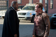 Forrest Whitaker and Arnold Schwarzenegger in Lionsgate's "The Last Stand" - 2013