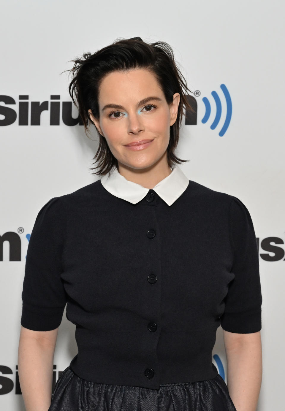 Closeup of Emily Hampshire