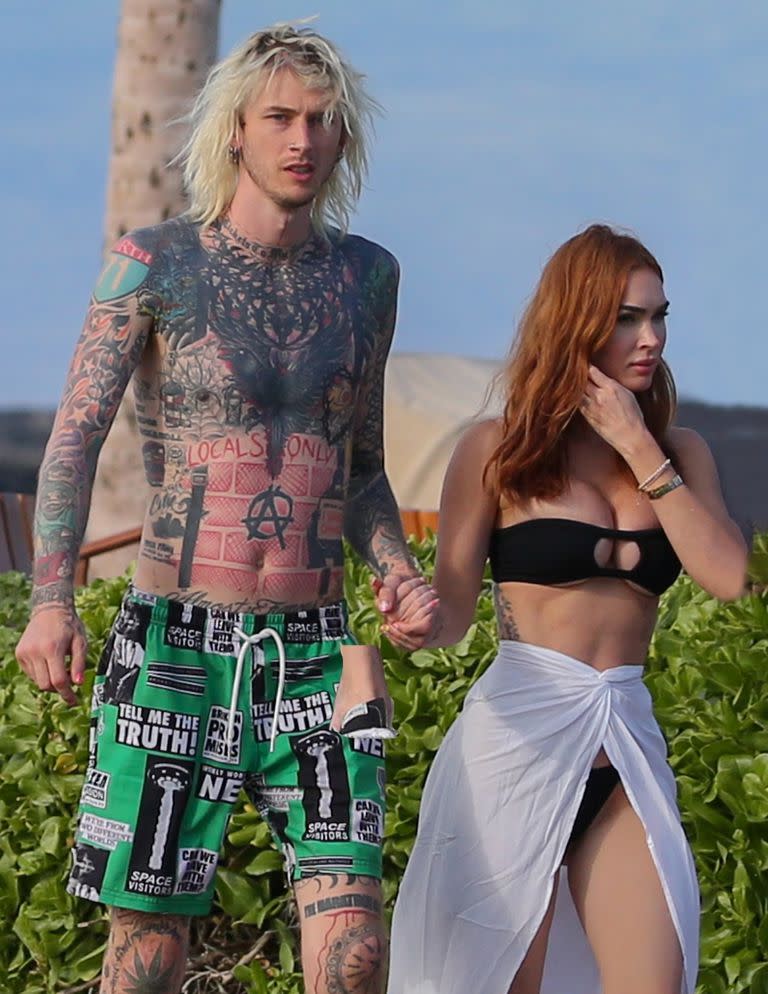 Las fotos de la reconciliación entre Megan Fox y Machine Gun Kelly semanas atrás