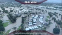 An aerial view shows the flood-affected area in Townsville, Queensland, Australia February 3, 2019, in this still image from video obtained from social media. Queensland Government Air/via REUTERS