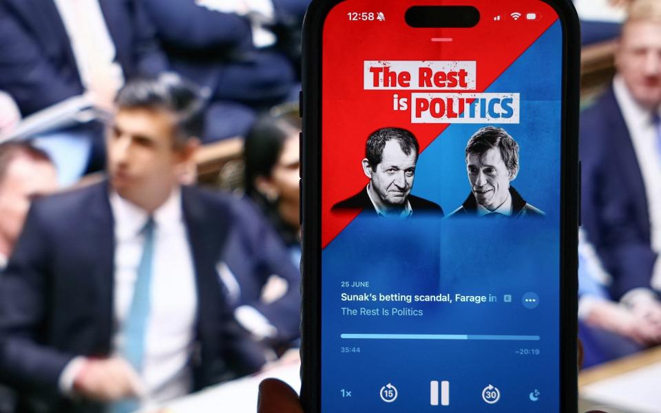 Alastair Campbell and Rory Stewart's The Rest is Politics podcast is a monster hit