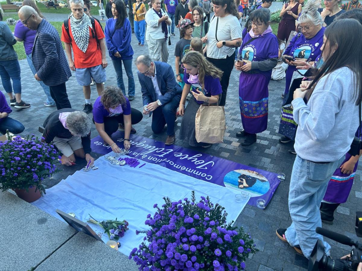 Joyce Echaquan remembered at Montreal rally, 4 years after her death