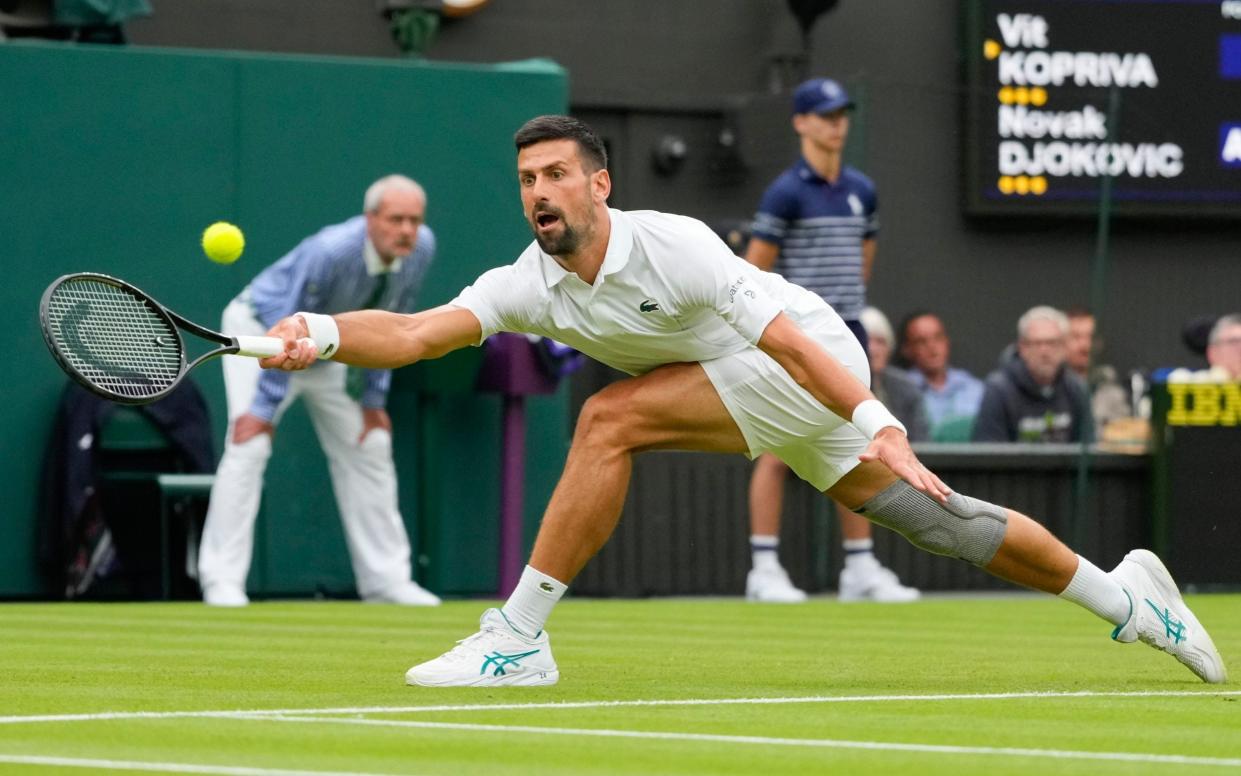 Novak Djokovic vs Vit Kopriva: Score and latest updates