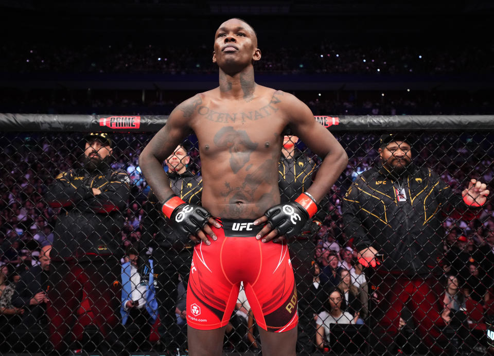 Israel Adesanya was stopped for drunk driving on Aug. 19 in Auckland, New Zealand.