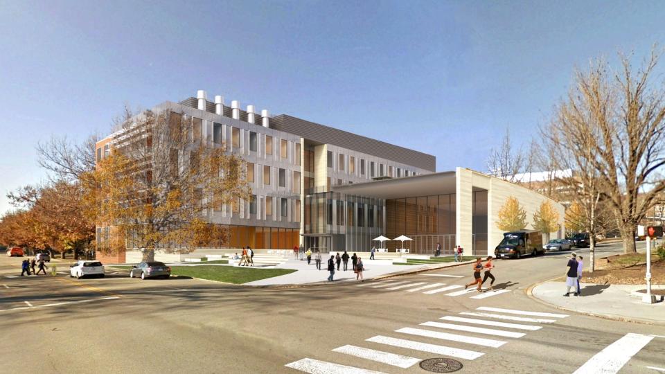 A new Energy and Environmental Science Research Building on UT's Institute of Agriculture will provide research labs, classrooms, a 500-seat auditorium, and food options.