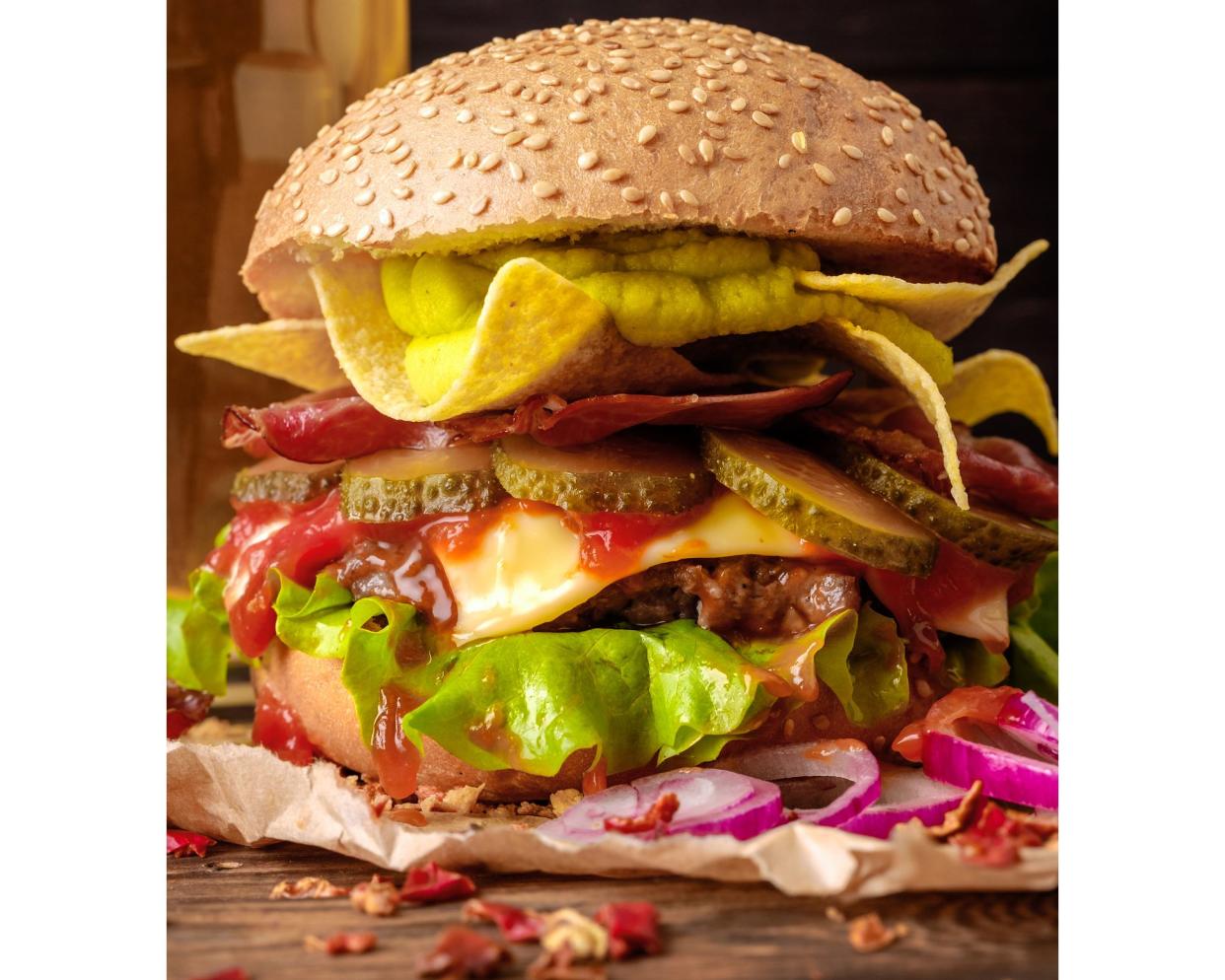 nacho burger