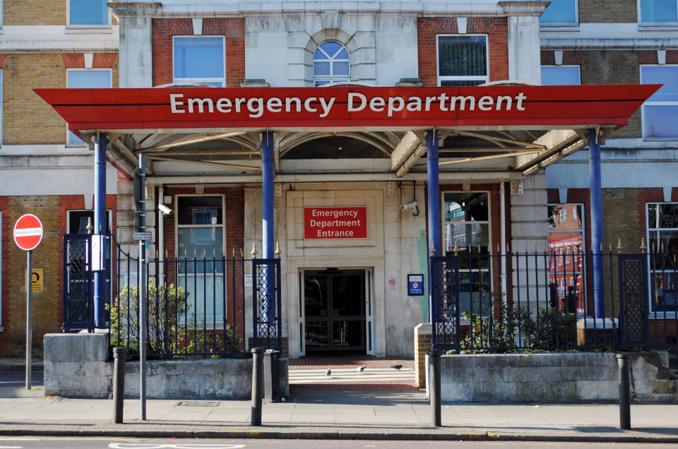 Stock picture of King's College Hospital, Denmark Hill, London.