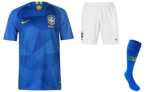 Brazil 2018 World Cup away kit - Credit: Nike