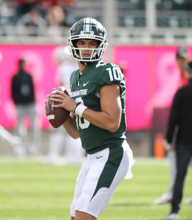 Michigan State Spartans quarterback Payton Thorne has entered the transfer  portal